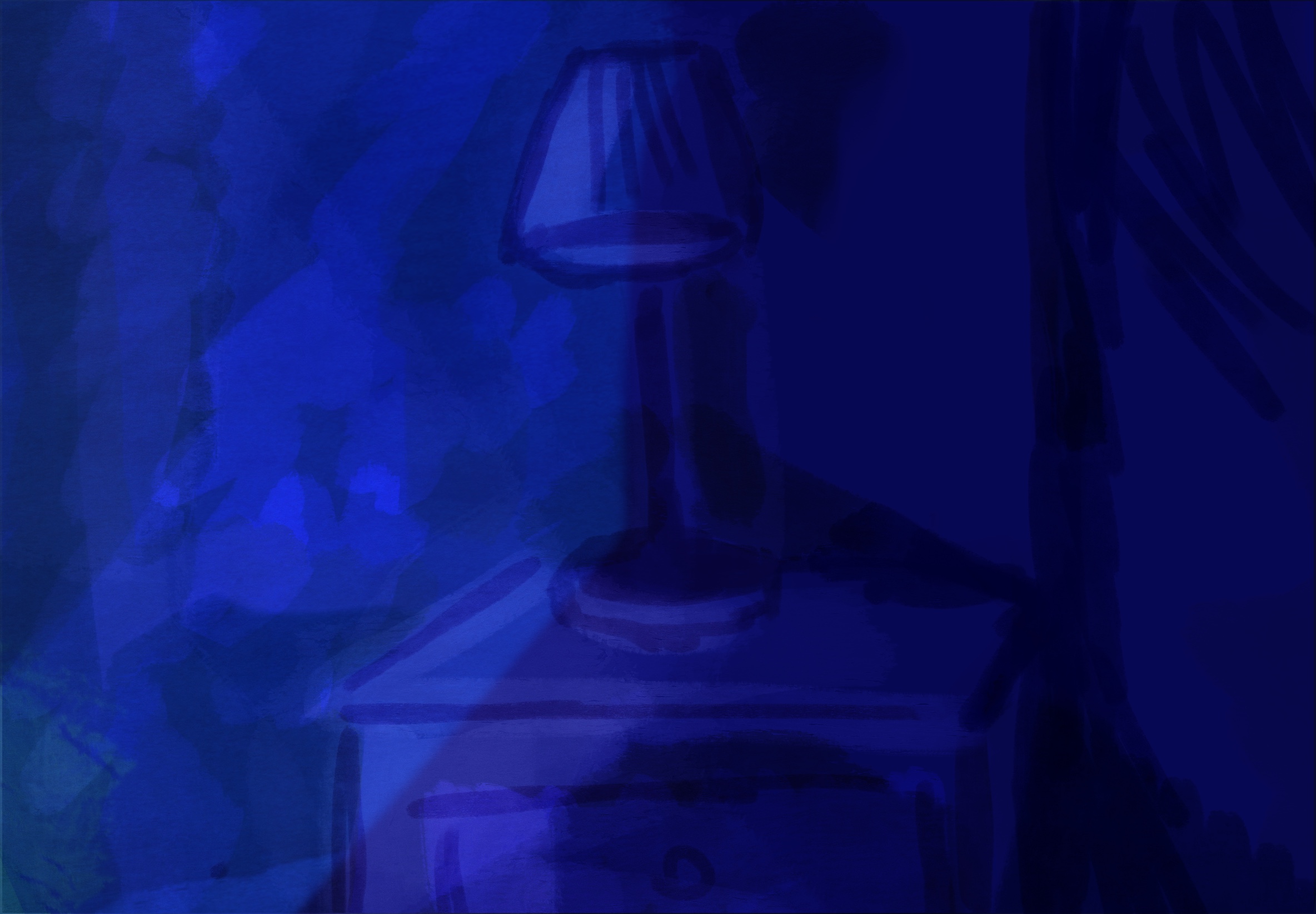 Hush Little Baby blue bedroom