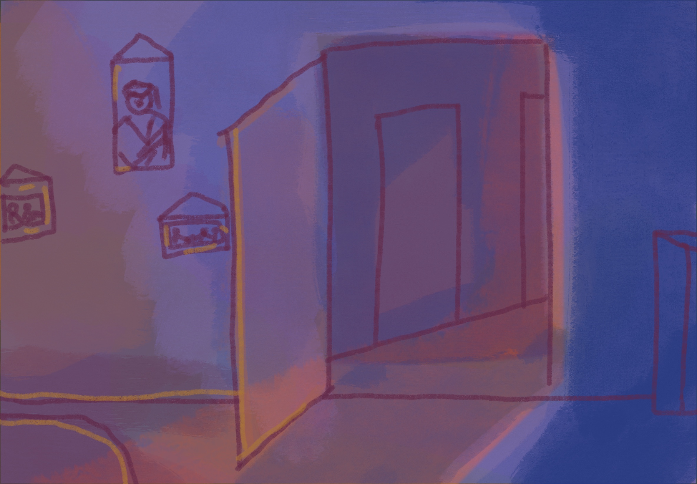 Hallway scene