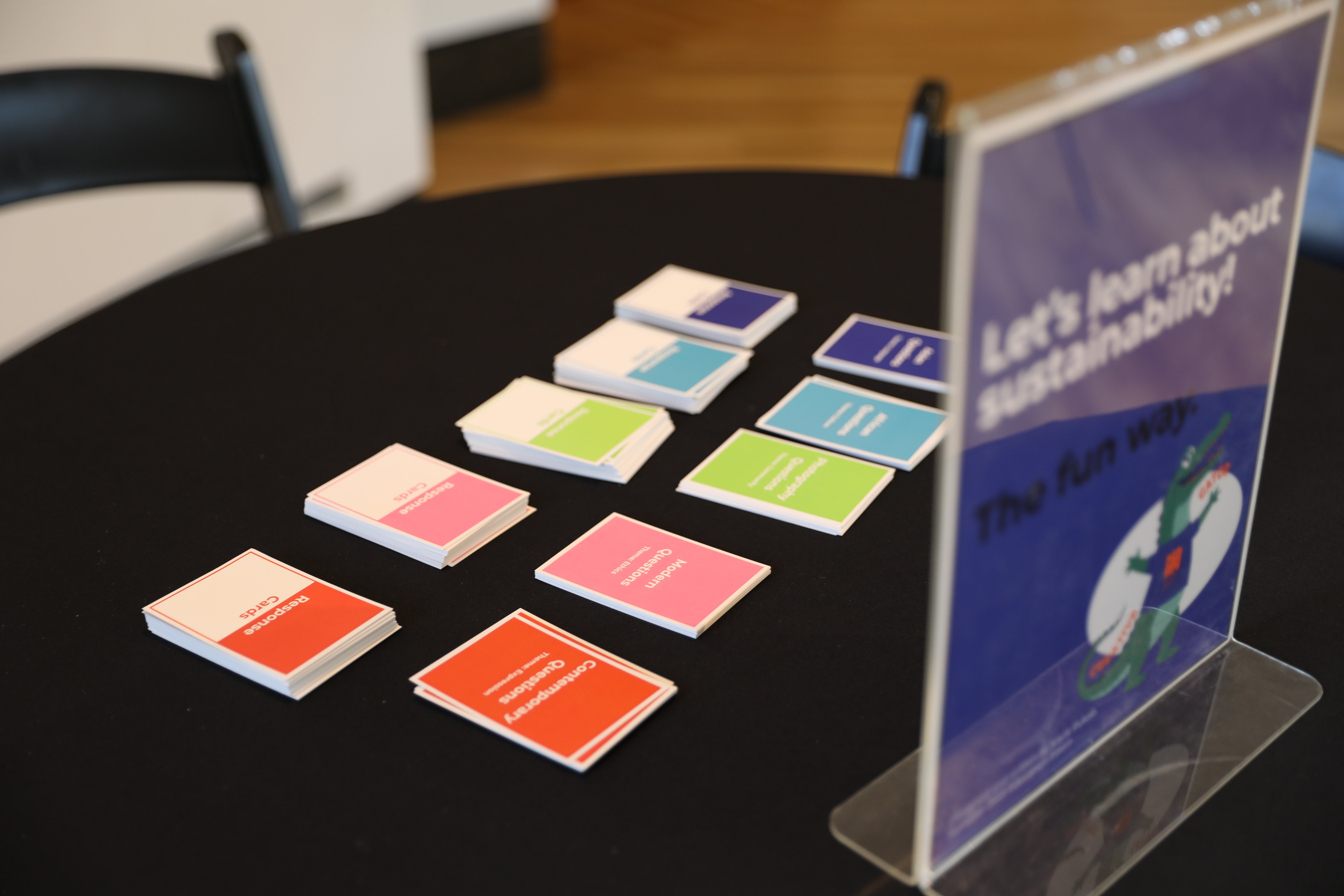 Sustainabattle cards laid out