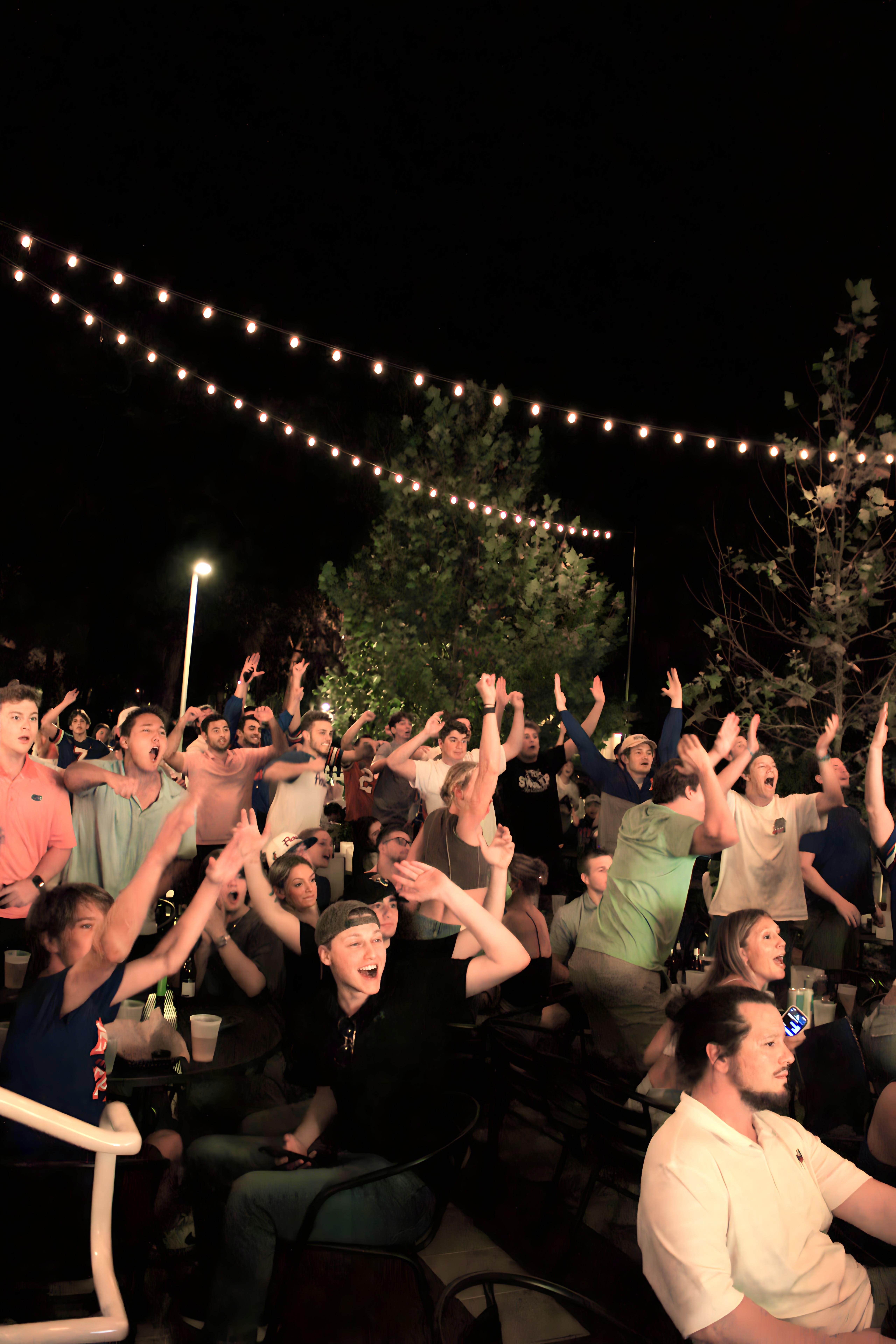 Crowd energy at game day event